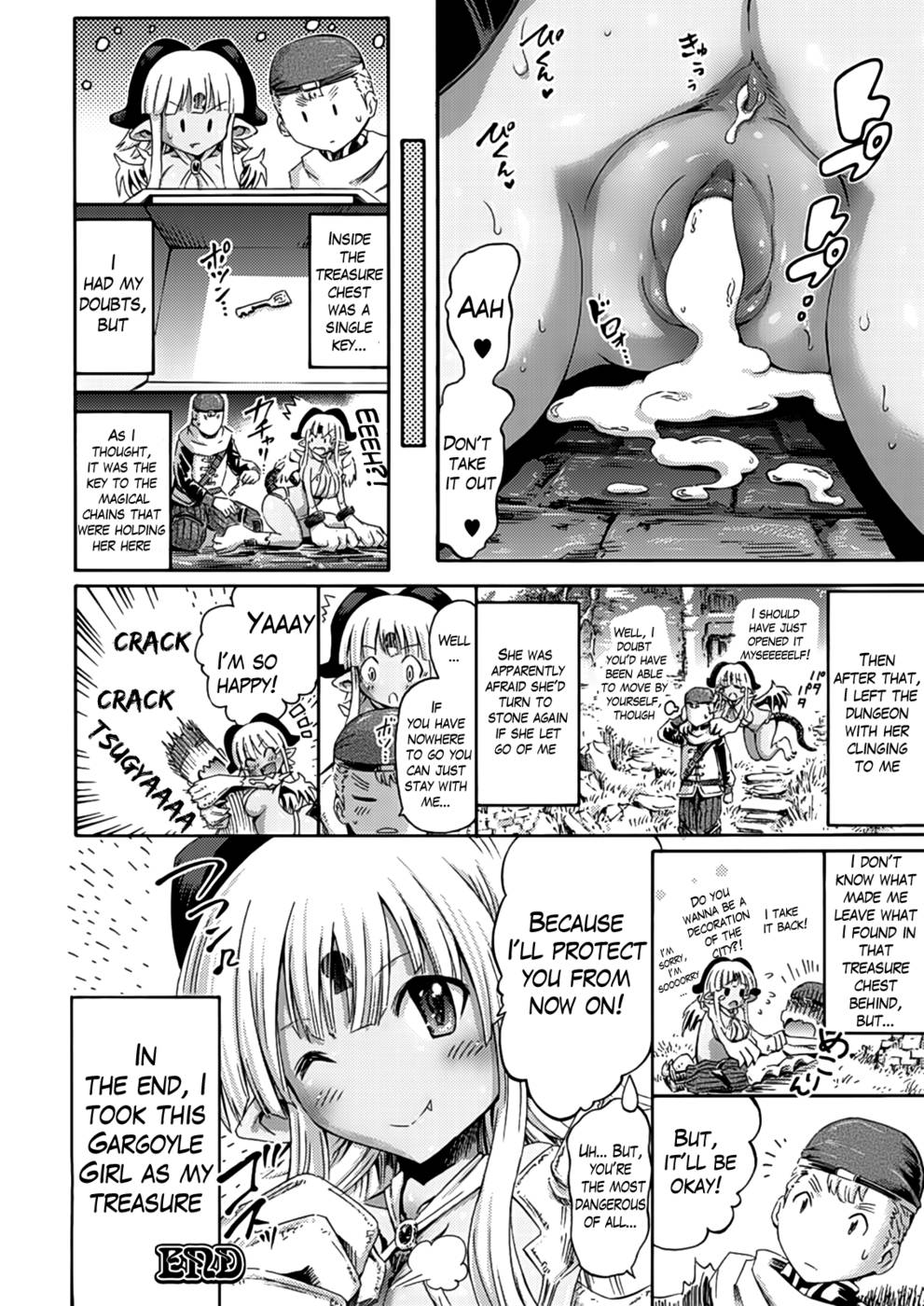 Hentai Manga Comic-A Gargoyle at the Treasure Chest-Read-18